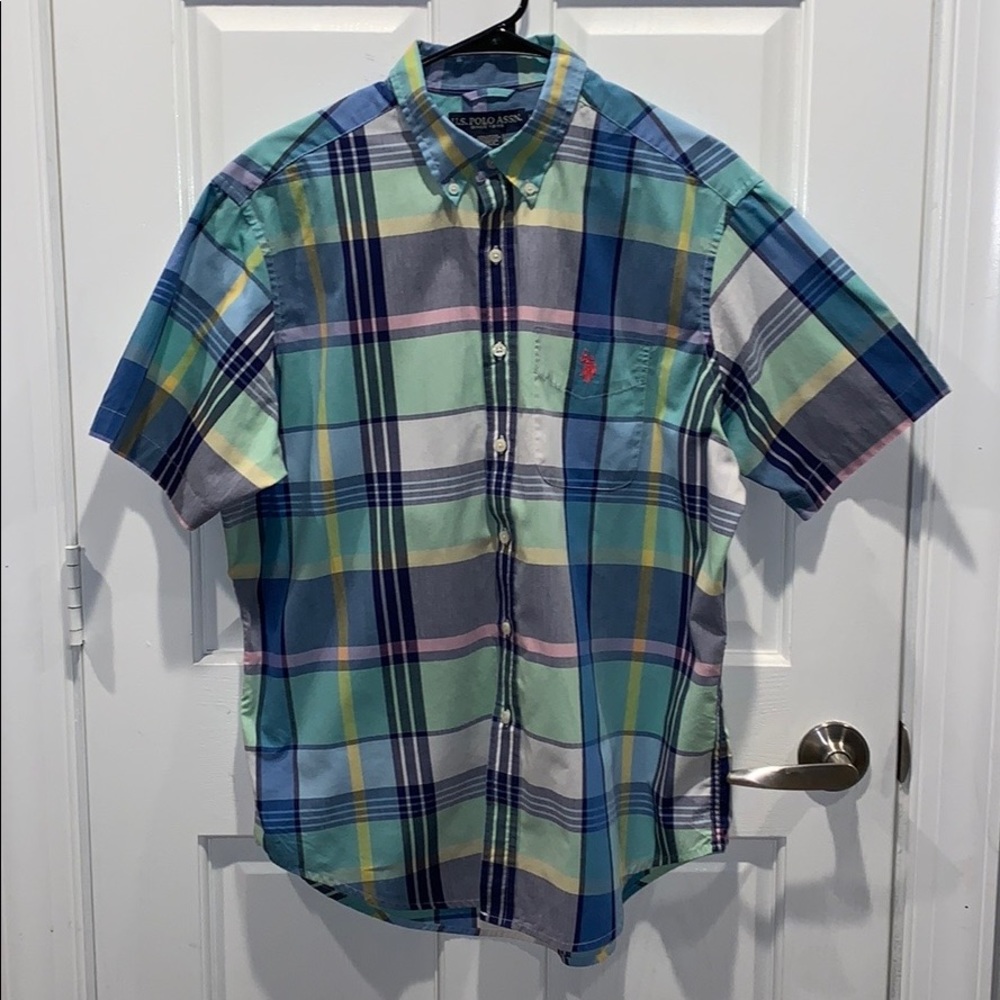 Boys Polo Assn plaid shirt